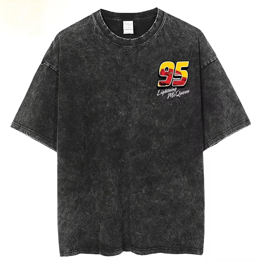 Lightning McQueen washed T-shirt - Gymfit