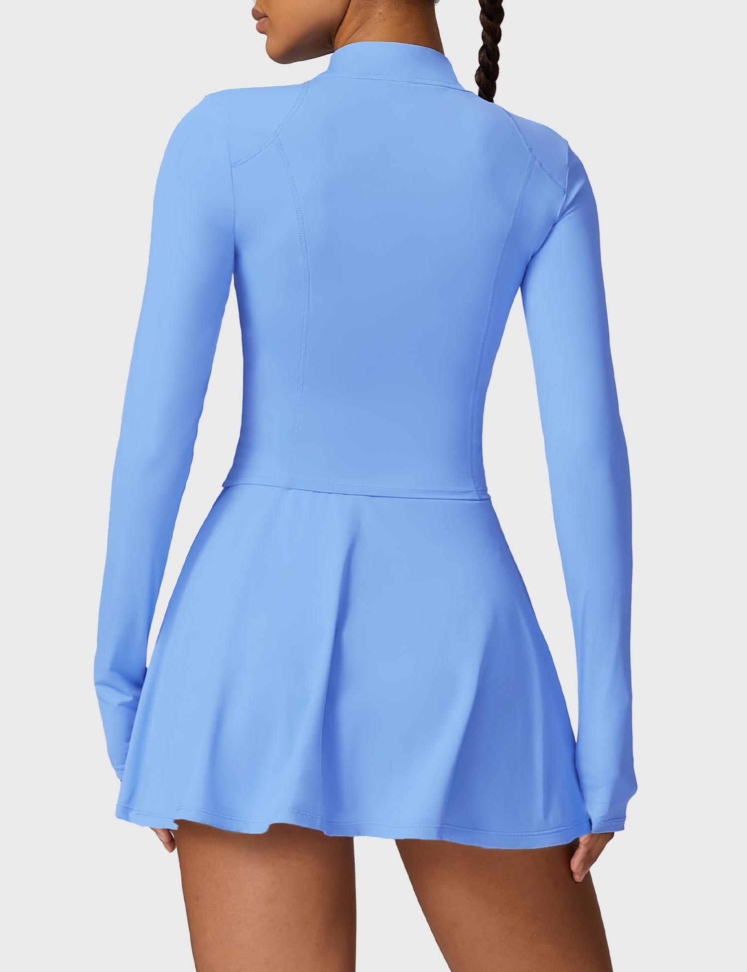 Long-sleeved tennis skirt sets - Gymfit