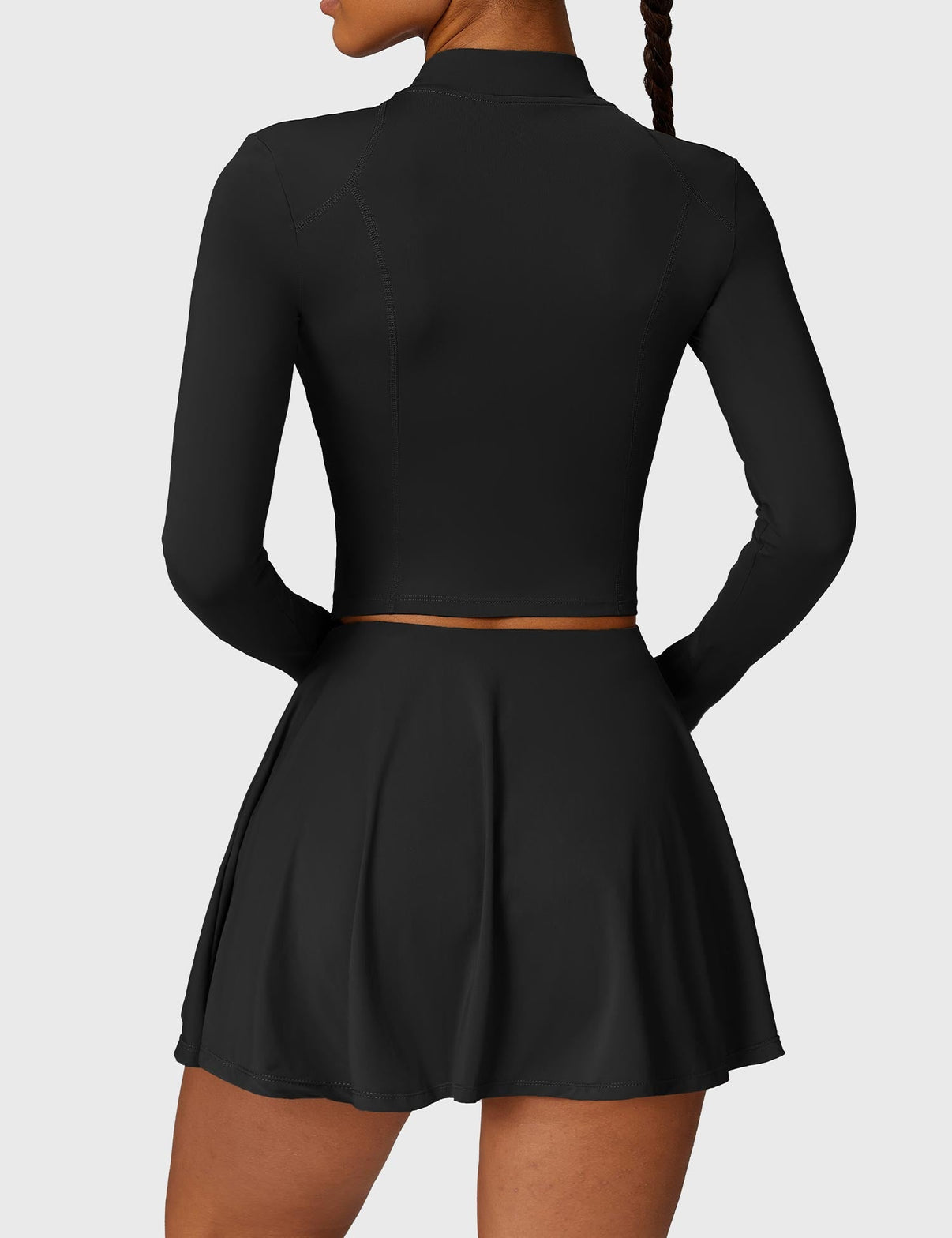Long-sleeve tennis skirt sets - Gymfit