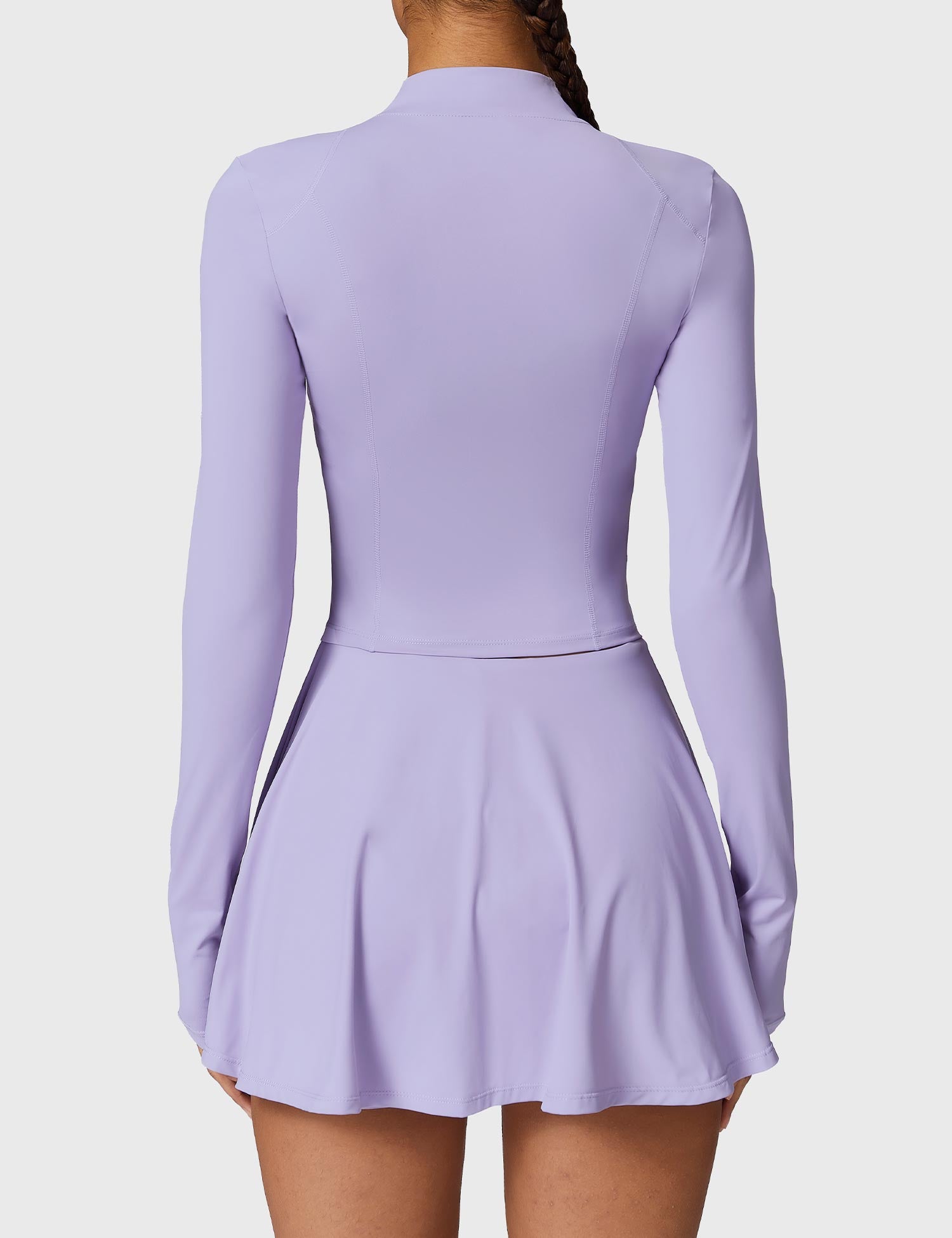 Long Sleeve Tennis Skirt Sets - Gymfit