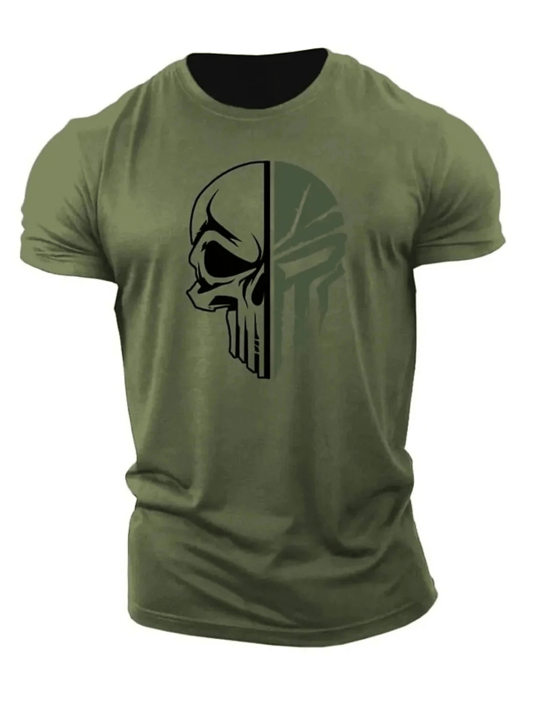 Military Skull T-Shirt - Gymfit