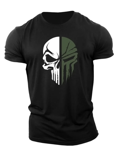 Military Skull T-Shirt - Gymfit