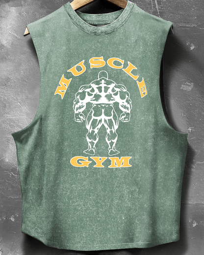 MUSCLE GYM SLEEVELESS TANK - Gymfit
