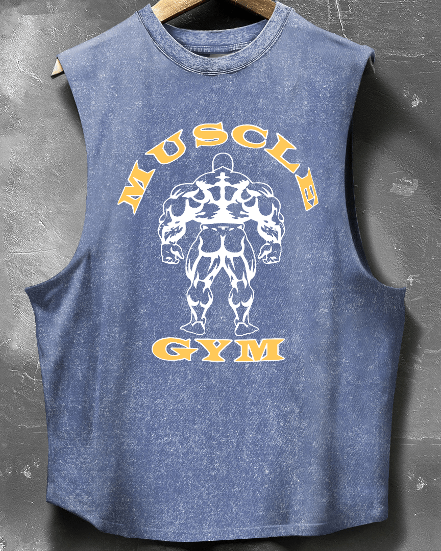 MUSCLE GYM SLEEVELESS TANK - Gymfit