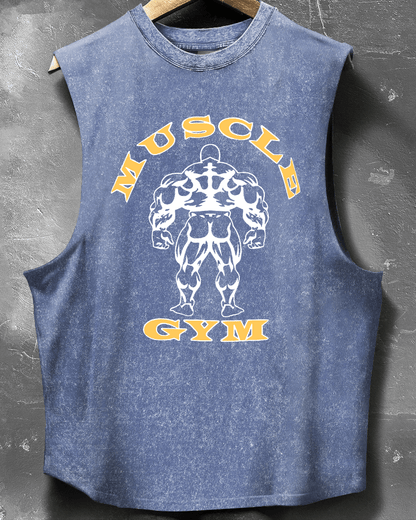 MUSCLE GYM SLEEVELESS TANK - Gymfit