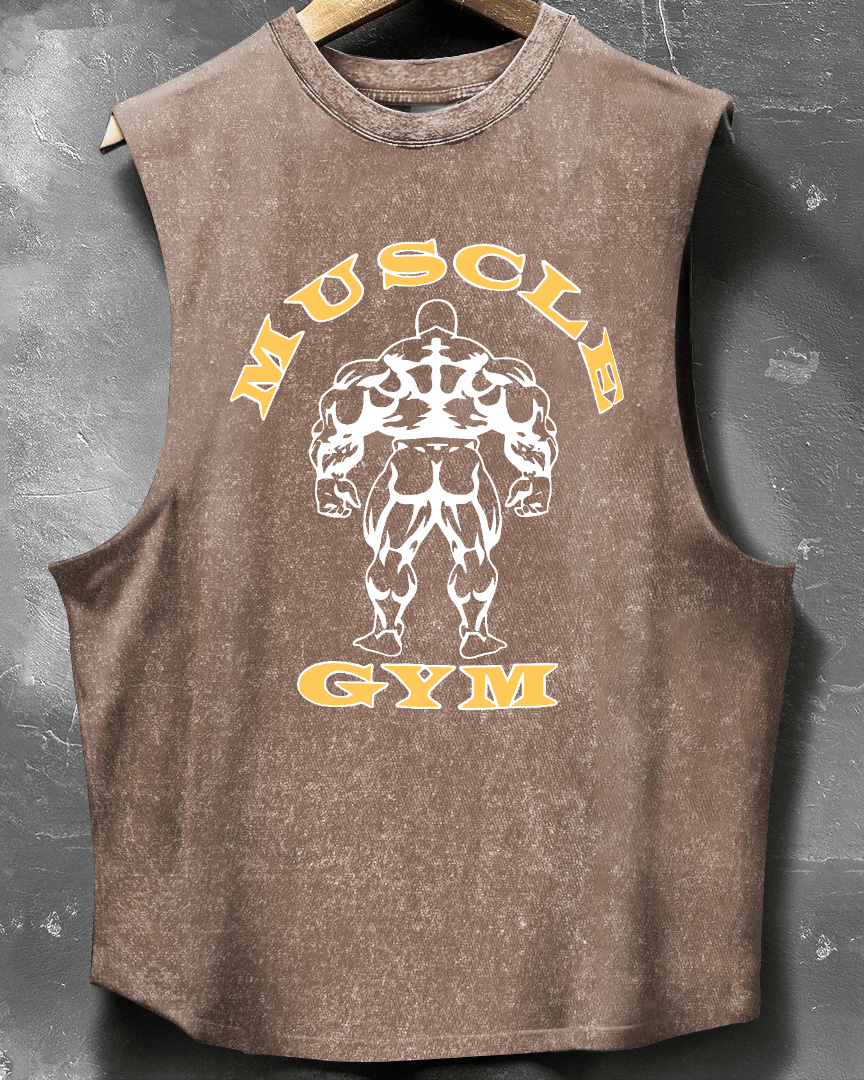 MUSCLE GYM SLEEVELESS TANK - Gymfit
