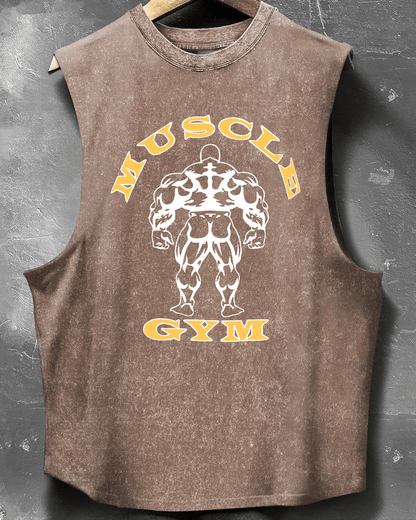 MUSCLE GYM SLEEVELESS TANK - Gymfit