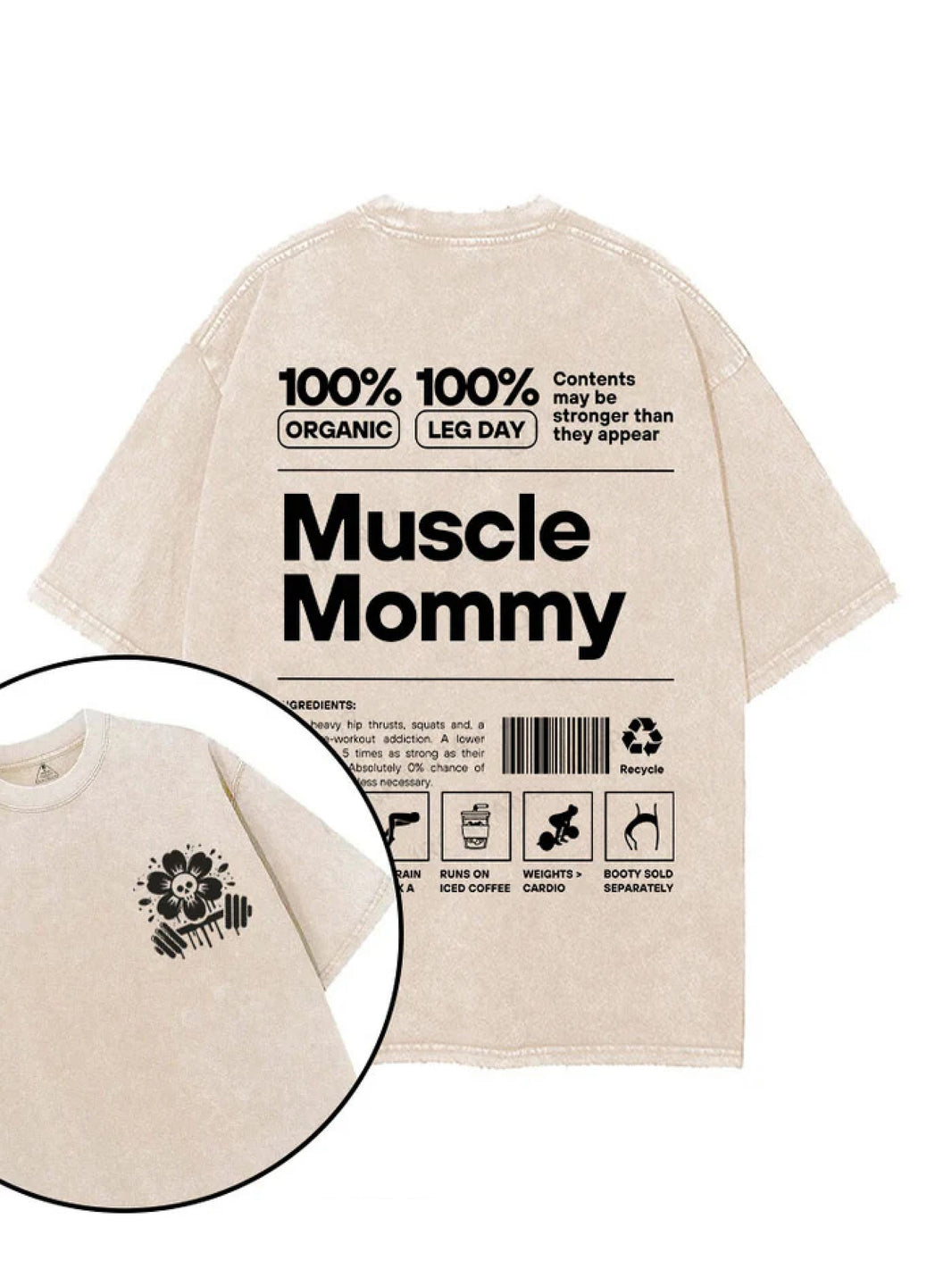 MUSCLE MOMMY GYM T-SHIRT - Gymfit