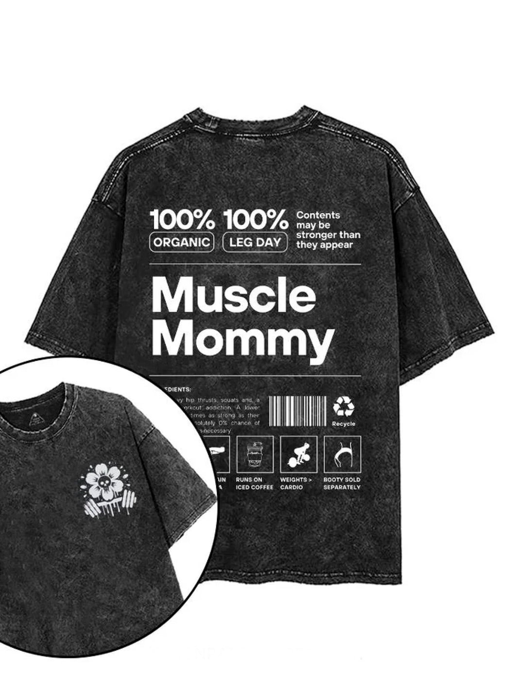 MUSCLE MOMMY GYM T-SHIRT - Gymfit