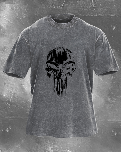 SKULL WASHED T-SHIRT