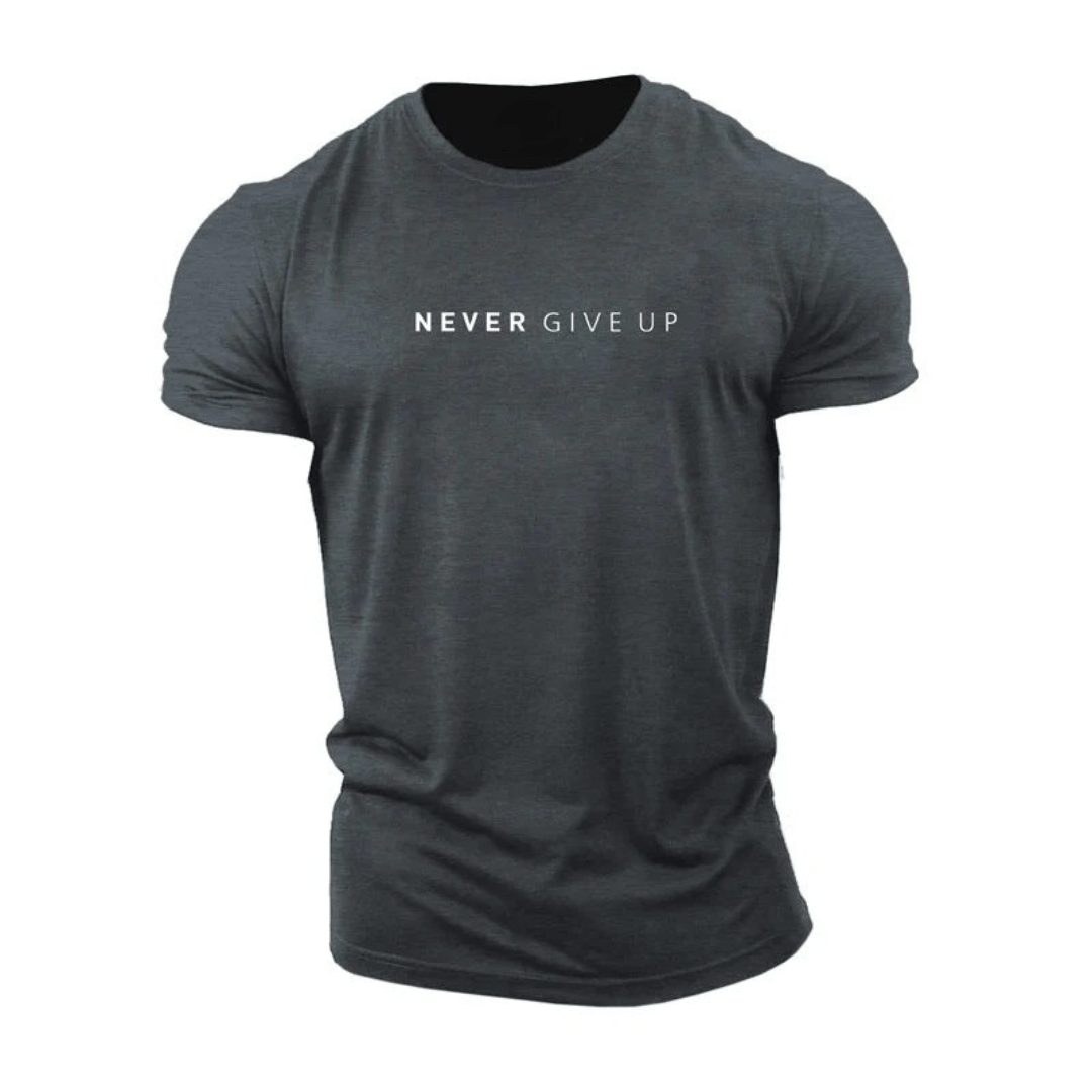 Never Give Up T-Shirt - Gymfit