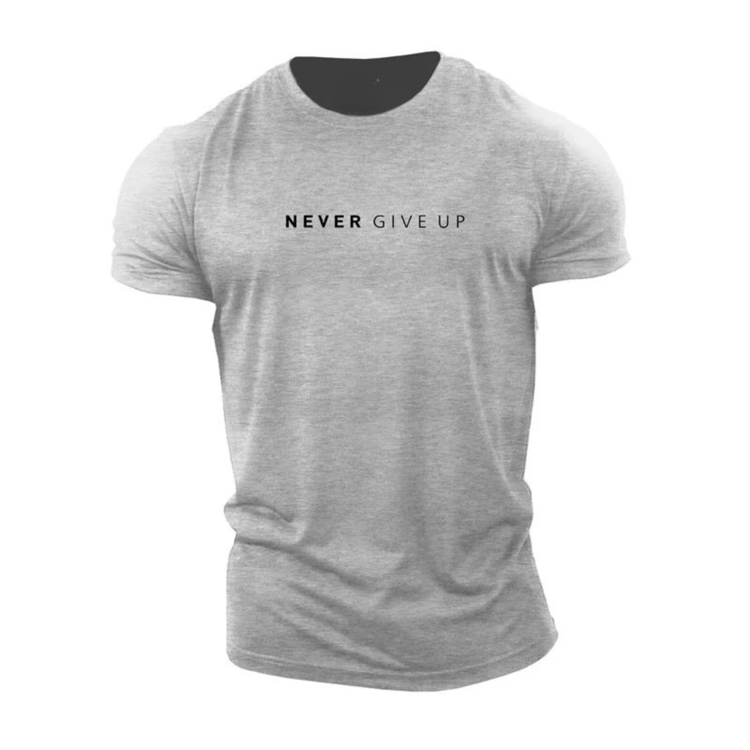 Never Give Up T-Shirt - Gymfit