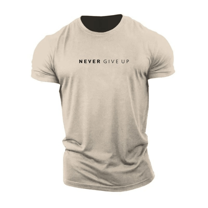 Never Give Up T-Shirt - Gymfit