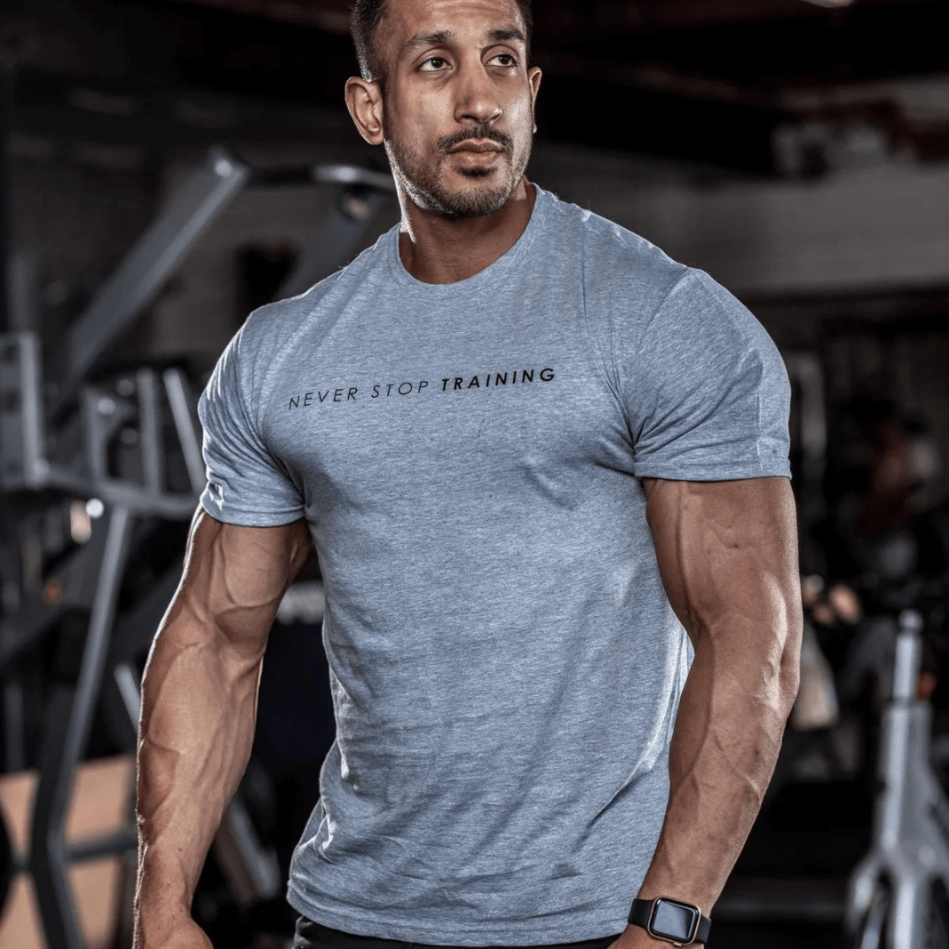 Never Stop Training - Fitness T-Shirt - Gymfit