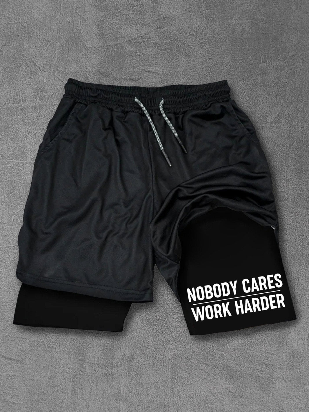 Nobody cares, work harder. Performance Training Shorts - Gymfit