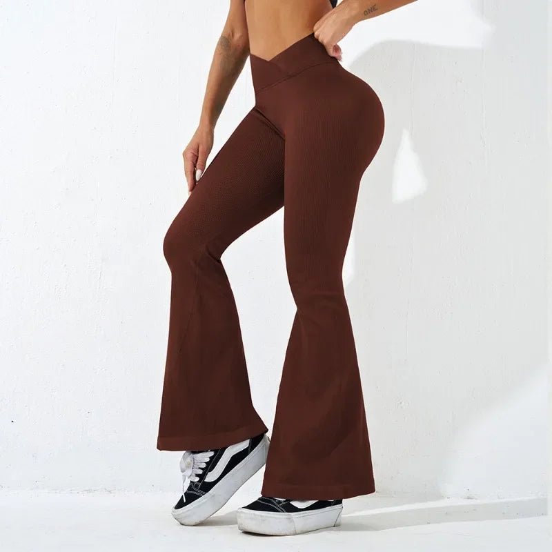 NEW Ribbed Wide-Leg Leggings - Gymfit