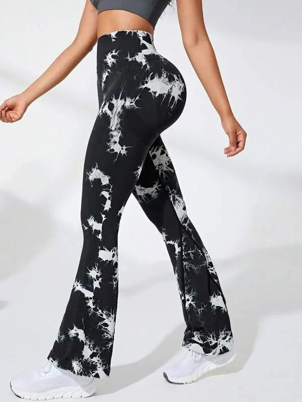 NEW Tie-Dye Flare Leggings - Gymfit