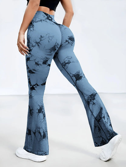 NEW Tie-Dye Flare Leggings - Gymfit