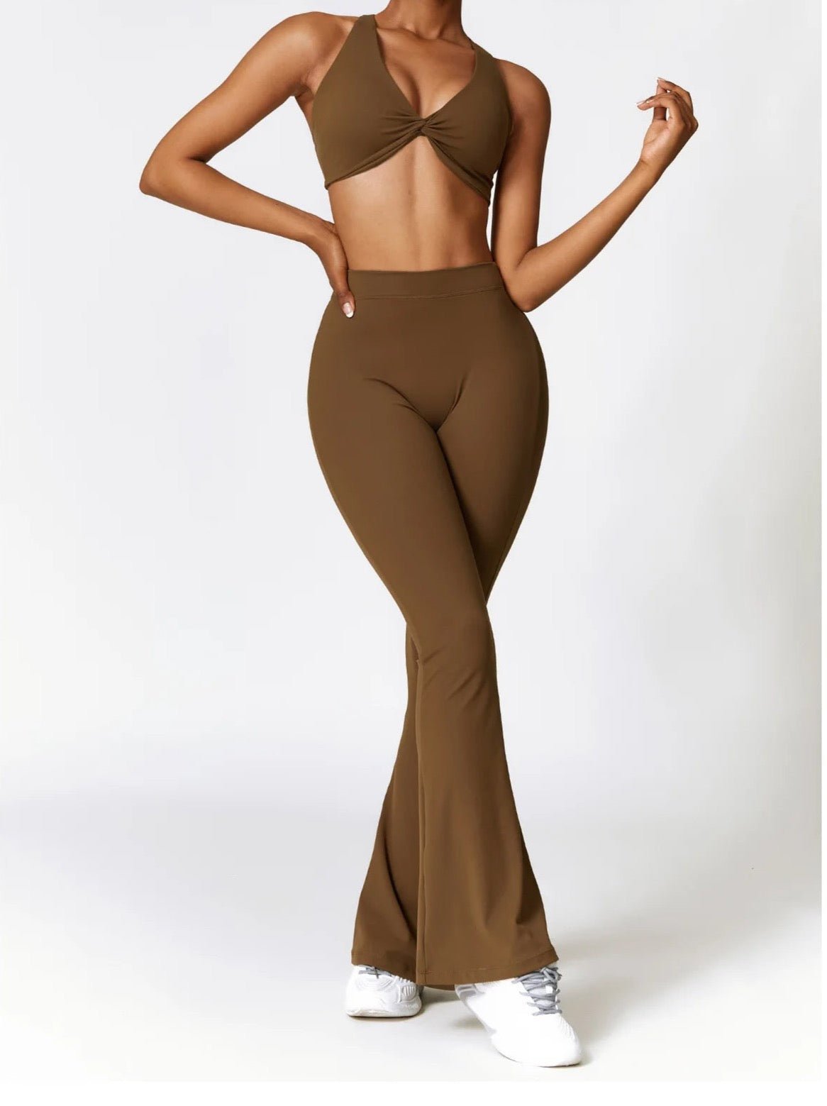 NEW ITEM V - Back Flare Leggings - Gymfit