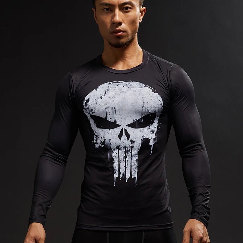 Punisher Compression Shirt - Gym Fit