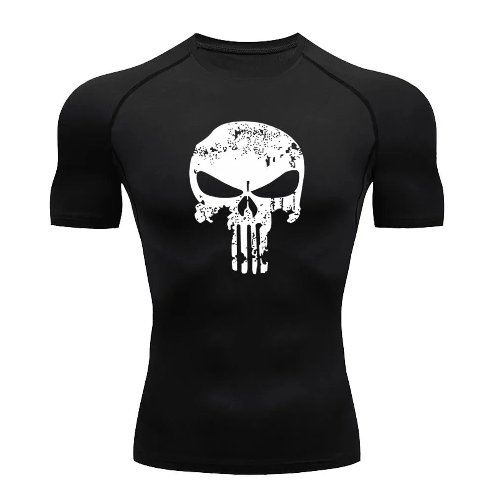 Punisher Compression Shirt – Short Sleeve – Gymfit