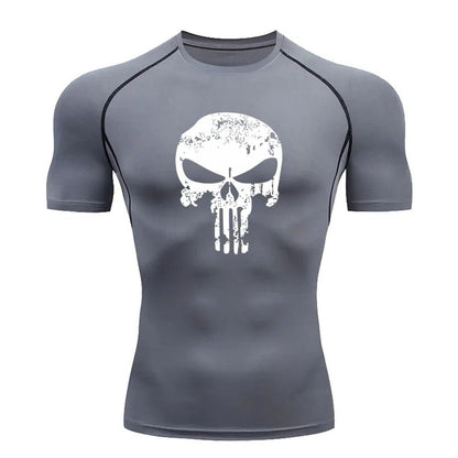 Punisher Compression Shirt – Short Sleeve – Gymfit
