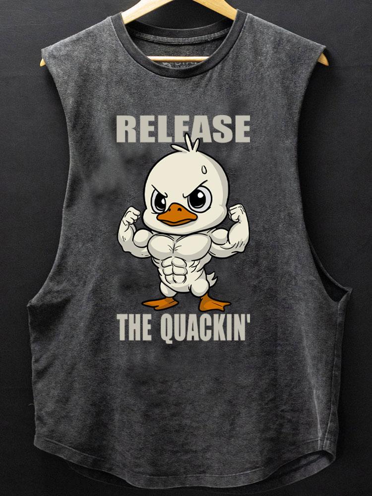 Publish the Quackin' SCOOP BOTTOM COTTON TANK - Gymfit