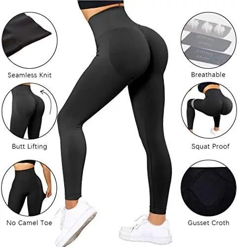 Seamless Leggings – High Waist and Shaping Design - Gymfit