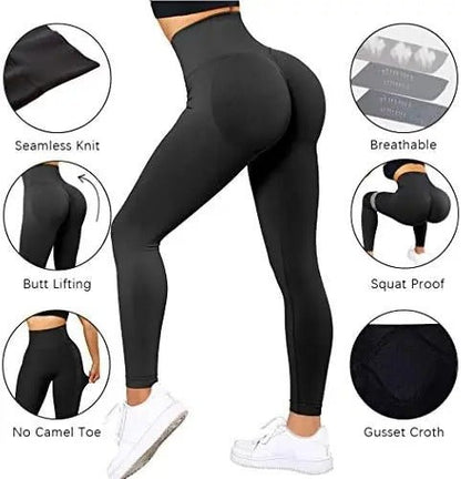 Seamless Leggings – High Waist and Shaping Design - Gymfit