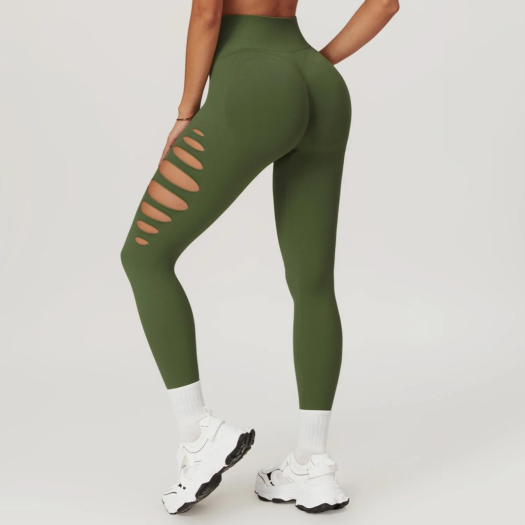 Seamless leggings with holes - Gymfit