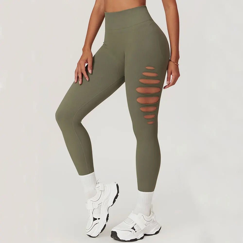 Seamless leggings with holes - Gymfit