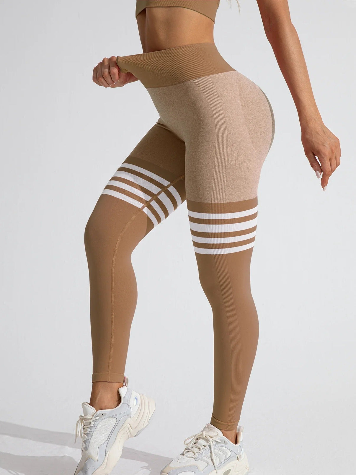Seamless leggings with V-back - Gymfit