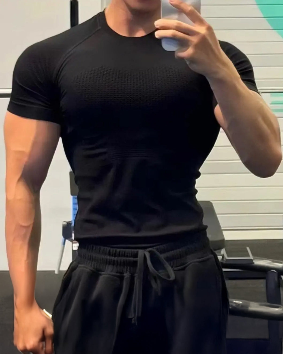 Seamless Quick-Drying Compression T-Shirt - Gymfit