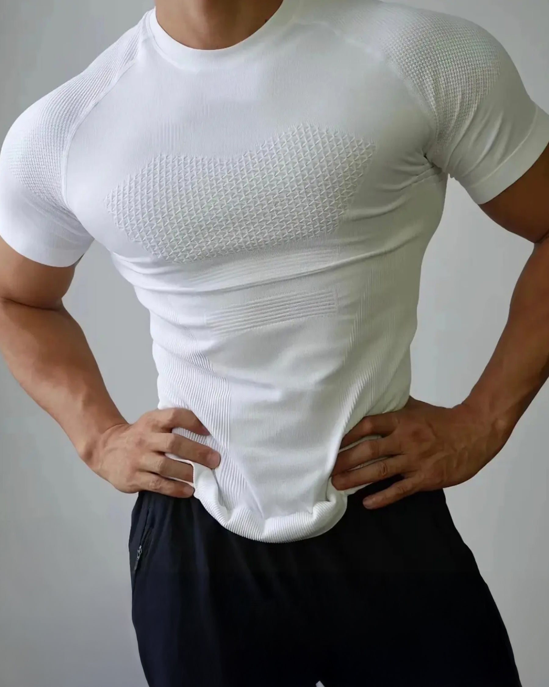Seamless Quick-Dry Compression T-Shirt - Gymfit