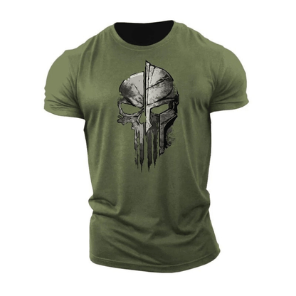 Skeleton Spartan Graphic T-Shirt - Gymfit