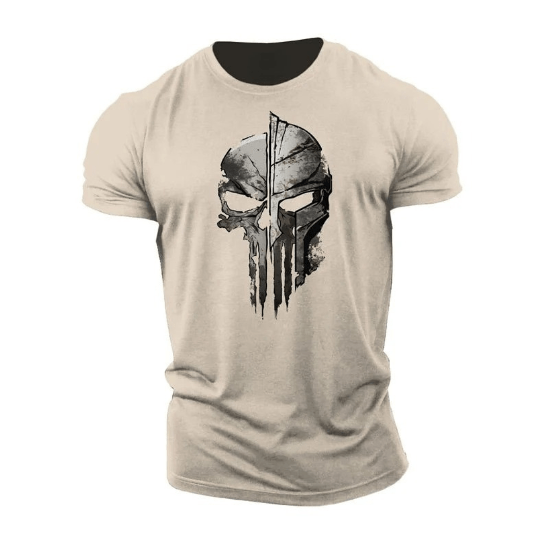 Skeleton Spartan Graphic T-Shirt - Gymfit