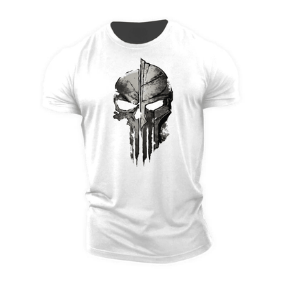 Skeleton Spartan Graphic T-Shirt - Gymfit