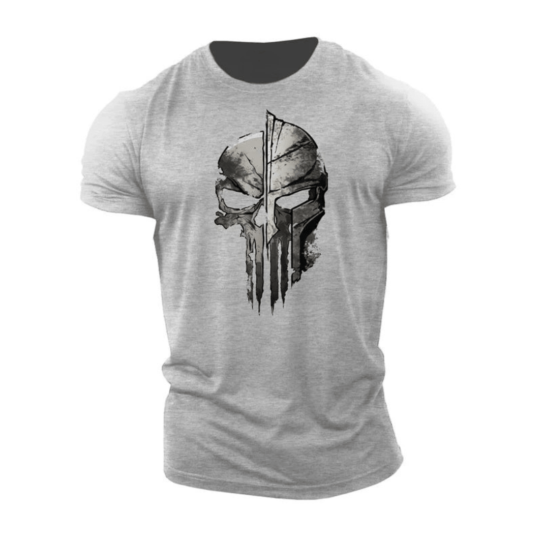 Skeleton Spartan Graphic T-Shirt - Gymfit