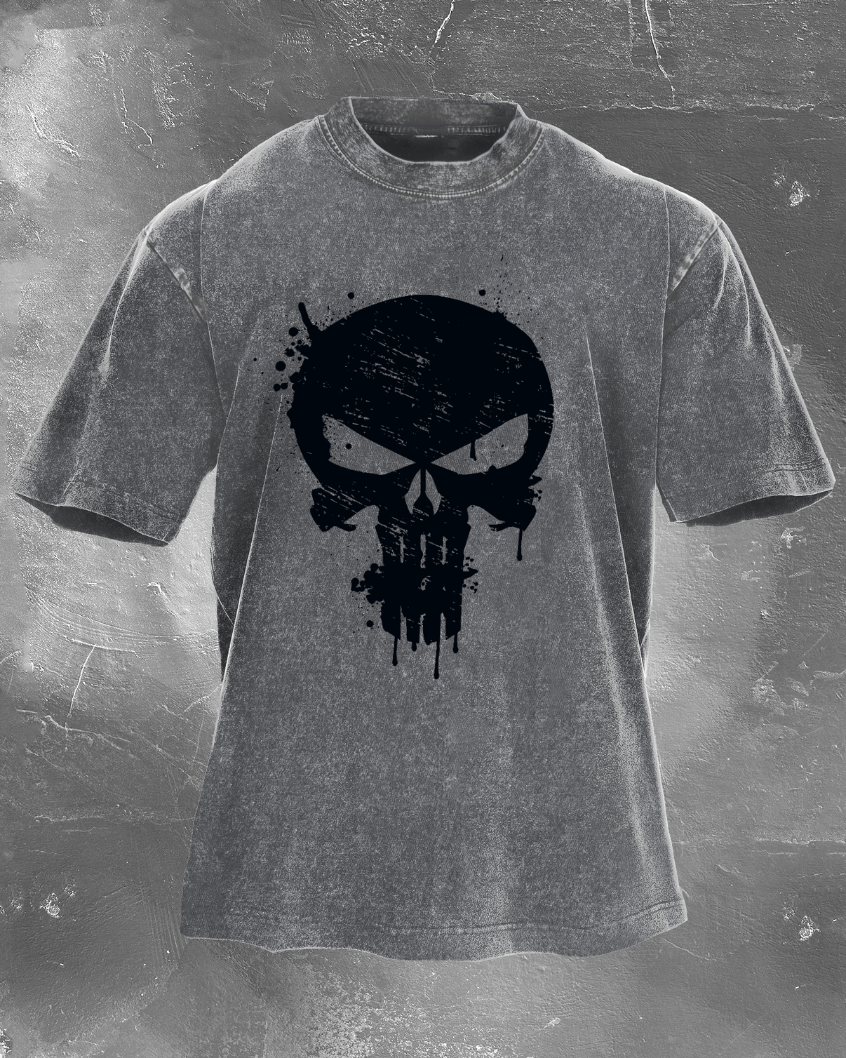 Skull Crusher Men's Washed T-Shirt - Gymfit