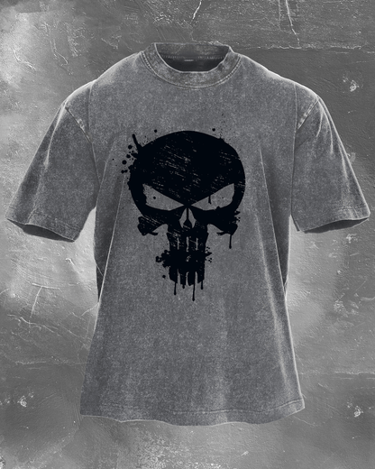 Skull Crusher Men's Washed T-Shirt - Gymfit