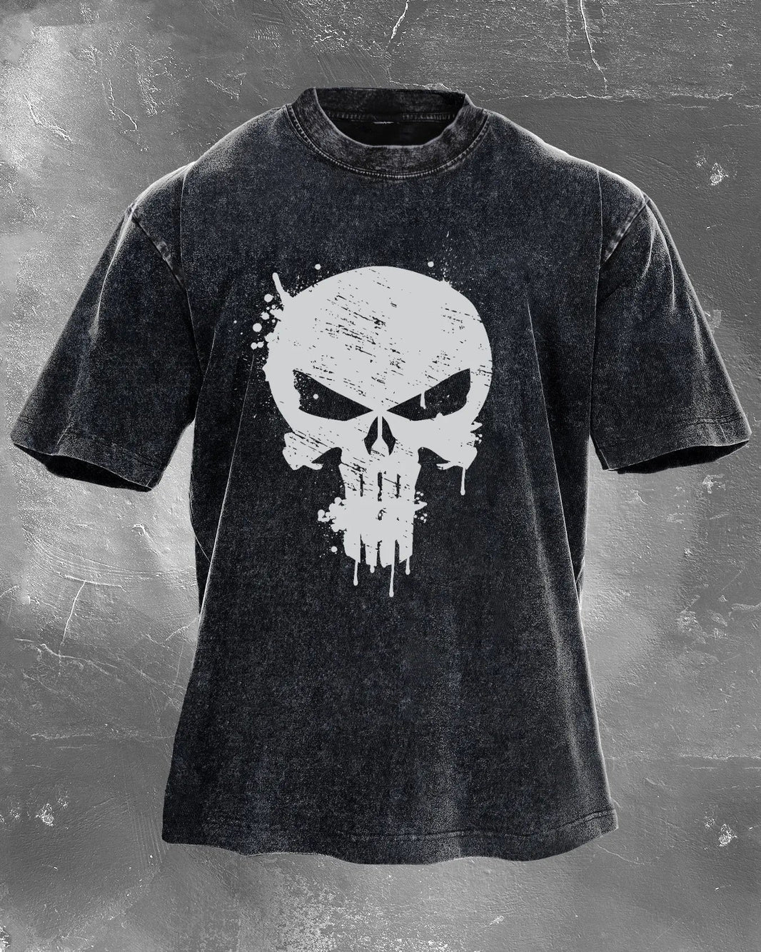 Skull Crusher Men's Washed T-Shirt - Gymfit