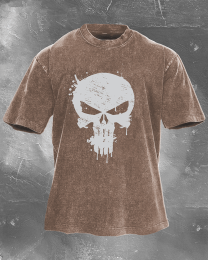 Skull Crusher Men's Washed T-Shirt - Gymfit