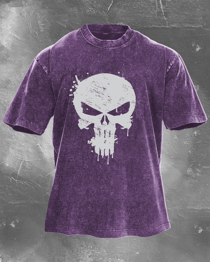 Skull Crusher Men's Washed T-Shirt - Gymfit