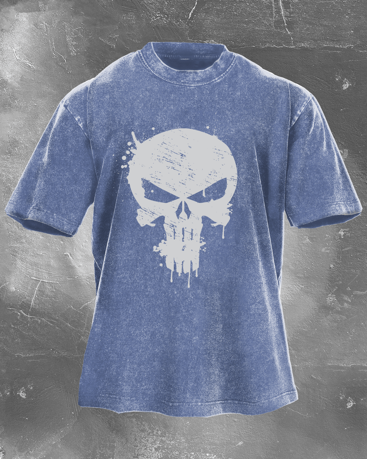 Skull Crusher Men's Washed T-Shirt - Gymfit