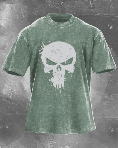 Skull Crusher Men's Washed T-Shirt - Gymfit