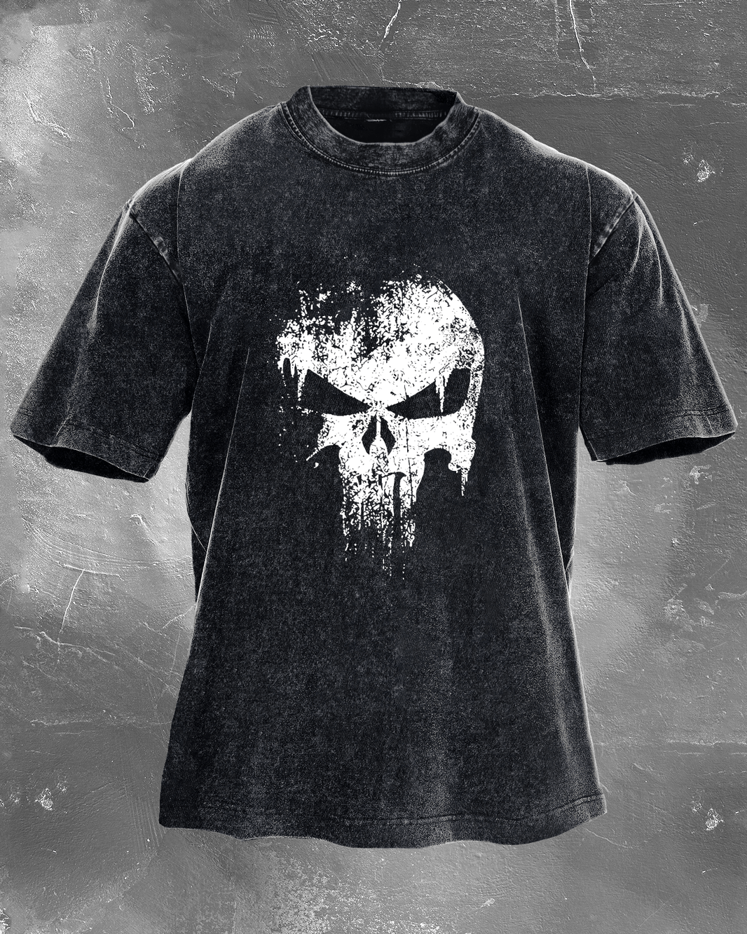SKULL WASHED T-SHIRT - Gymfit