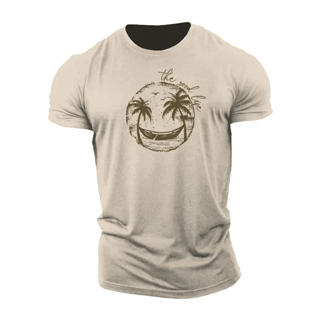 Smiley Palmbaum T-Shirt - Gymfit