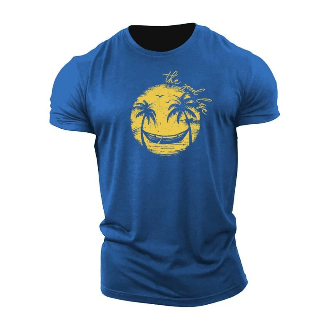 Smiley Palmbaum T-Shirt - Gymfit