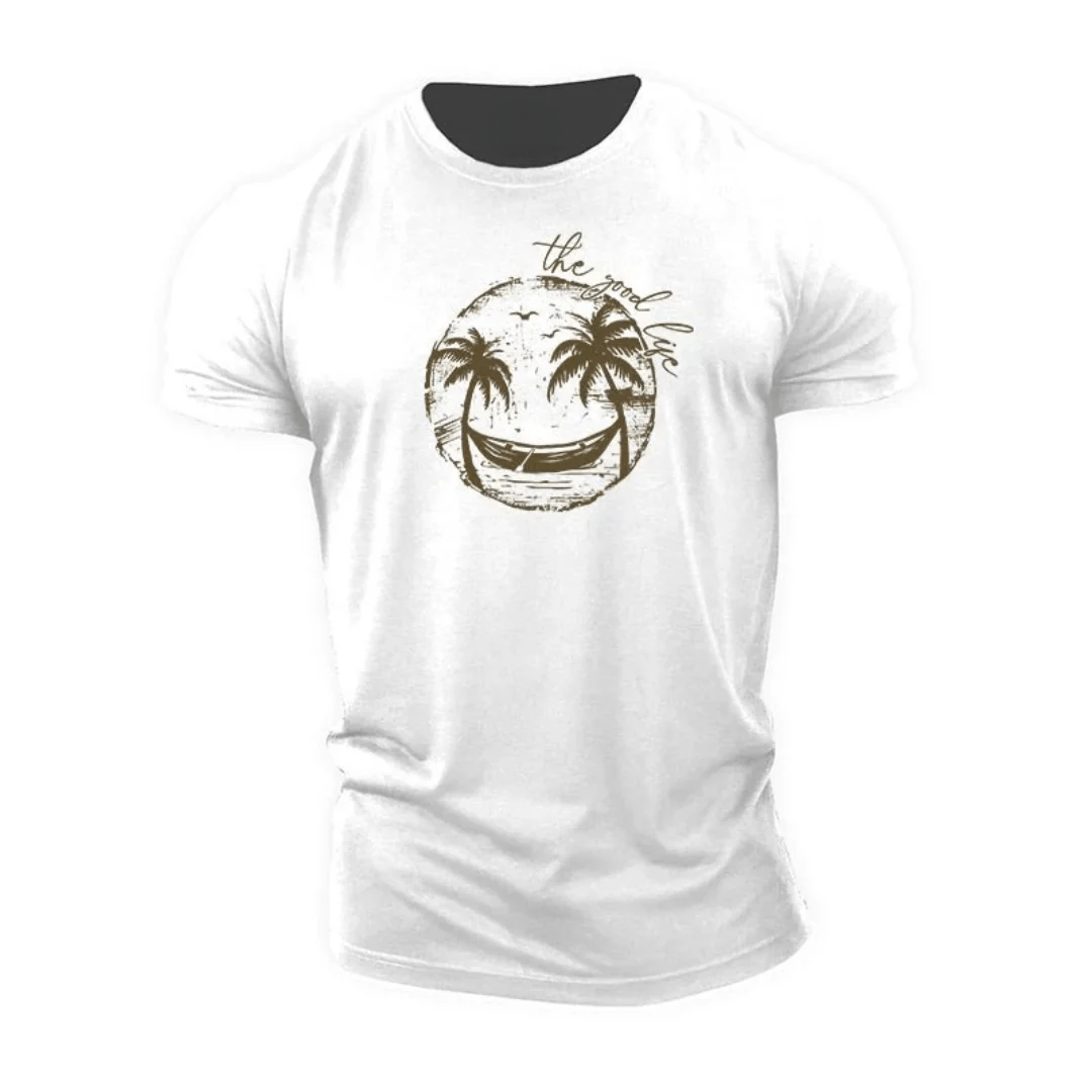 Smiley Palmbaum T-Shirt - Gymfit