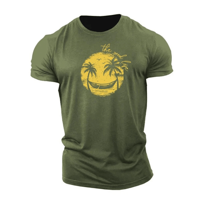 Smiley Palmenbaum T-Shirt - Gymfit